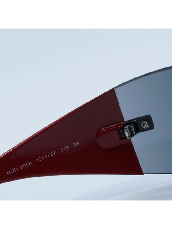 Versace VE2054 100187 Sunglasses Gunmetal Shield Frame, Dark Grey Lenses main image 10